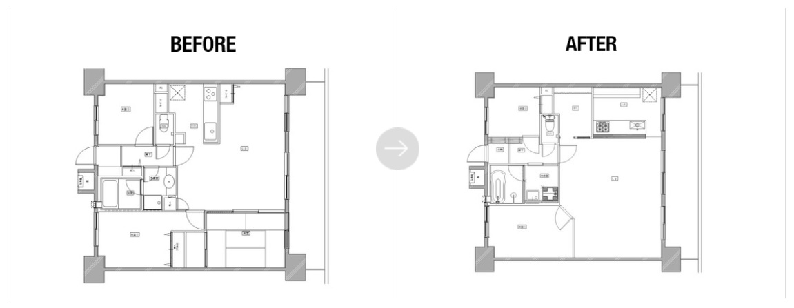 こだわりインダストリアル間取り図