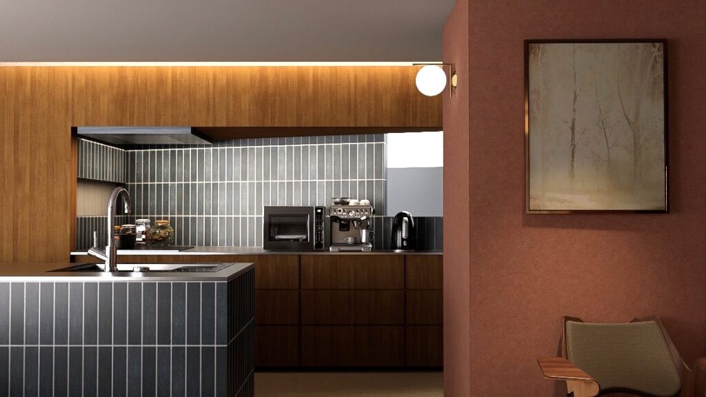 横浜市青葉区　マンションリノベーション見学会　キッチン実例