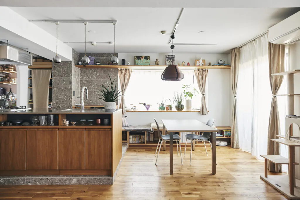 ファミリー＋ペットでのびのびと暮らす、ご家族らしいマンションリノベーションの実例