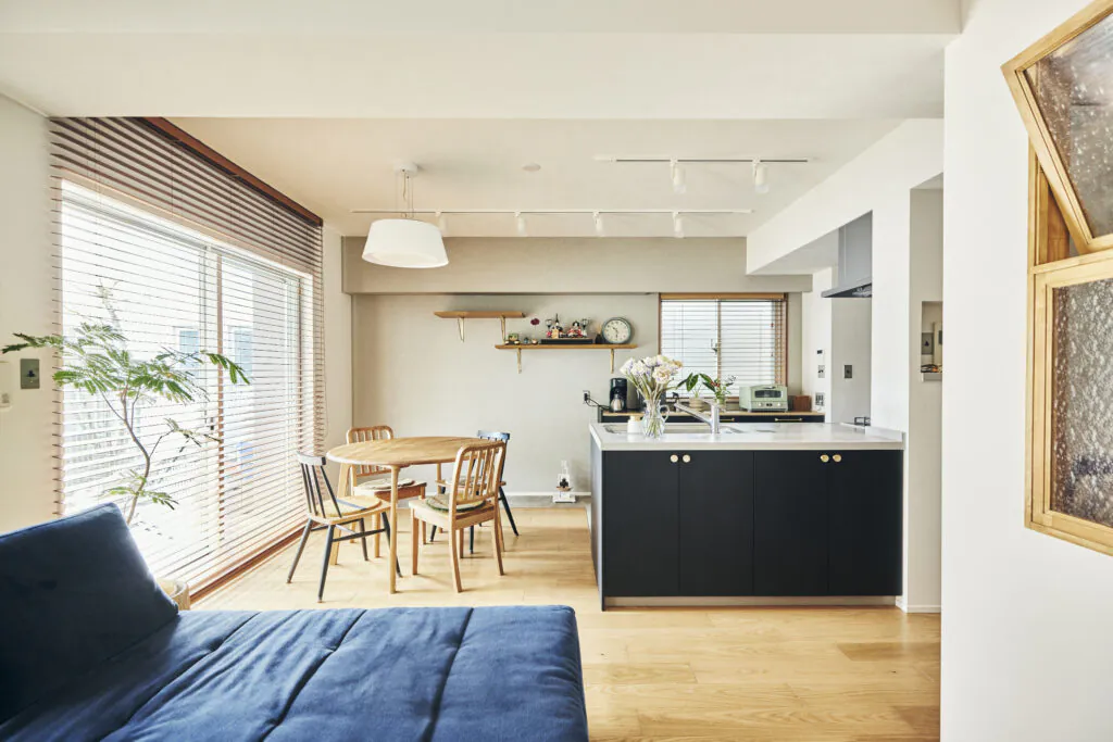 子育て・共働き世帯に便利な駅近物件の快適なリノベーション実例