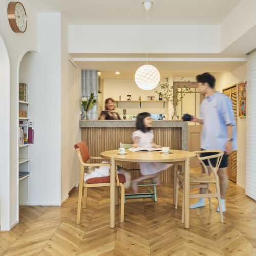 リノベーション事例241  ご夫婦 + お子様1人 + ネコ1匹 マンション