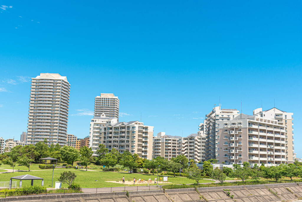 新浦安の中古マンション群