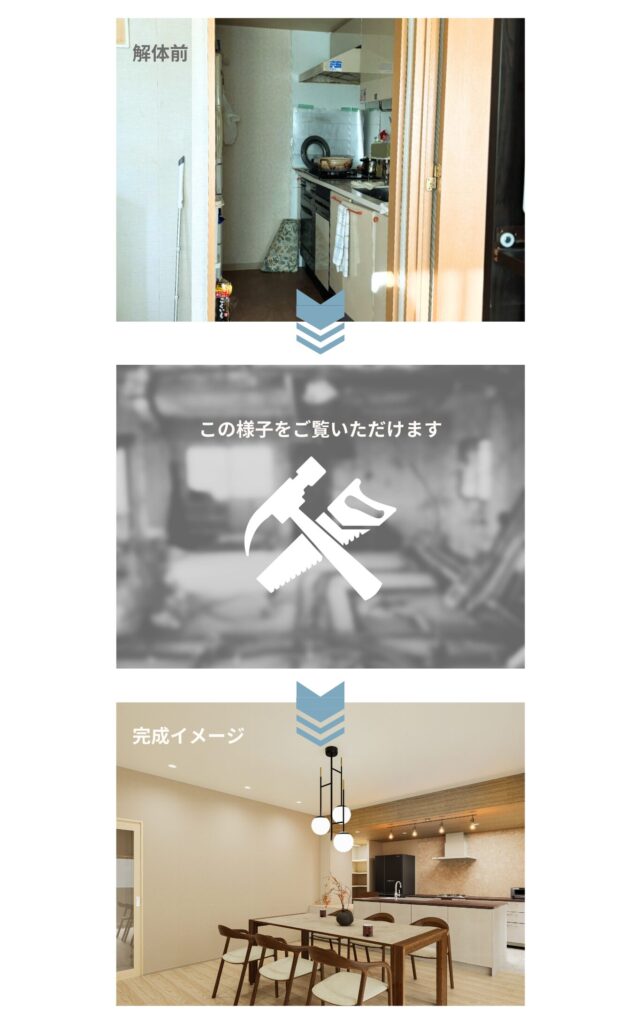 リノベーション解体現場見学会:品川区南大井