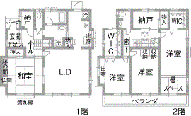 リノベ前の間取り