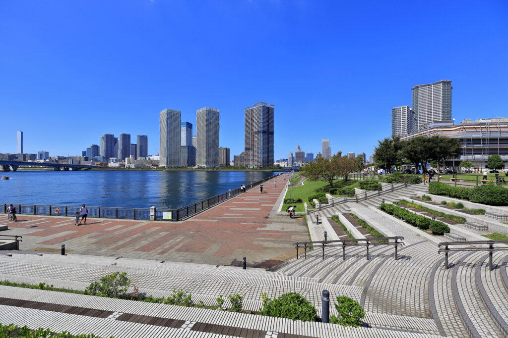 江東区豊洲、晴海のマンション群