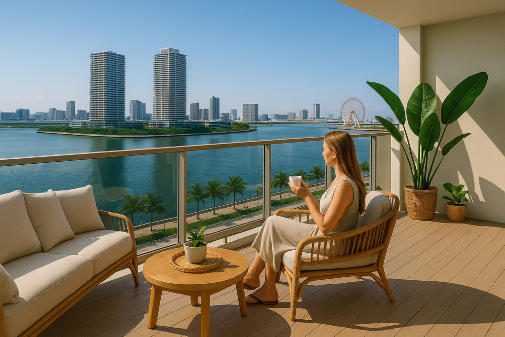 東京湾岸エリアでリゾートライクな暮らしを叶えるマンションリノベーション