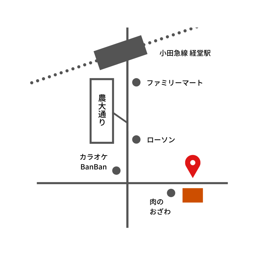SHUKEN Reのリノベーションショールームの地図